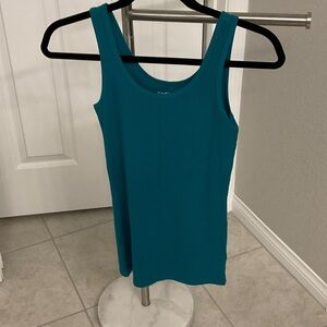 Time and Tru Teal Sleeveless Top